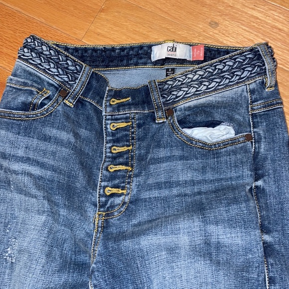 Cabi Button Fly Skinny jeans  - style 5694 (Spring 2020) - Picture 2 of 7